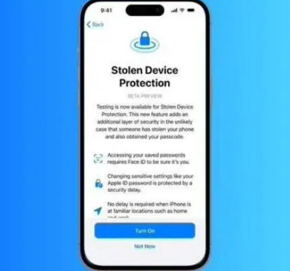 七坊镇苹果授权维修店分享被盗设备保护功能开启方法 